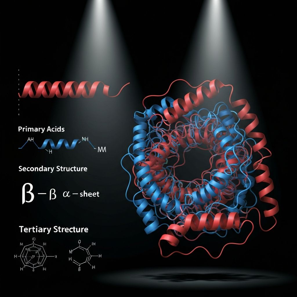 Different levels of protein structure organization